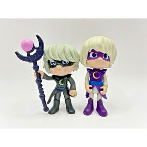 PJ Masks  LUNA GIRL 3.5” Posable Figure Villain Purple Variation Lot Of 2
